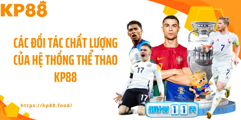 Các đối tác chất lượng của hệ thống thể thao KP88