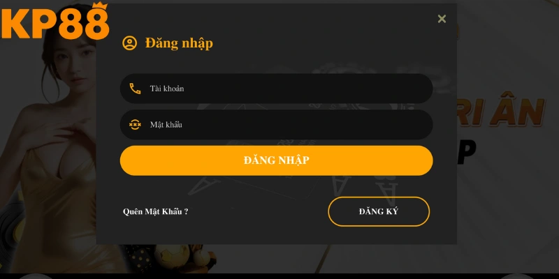 Xác nhận đăng nhập để vào acc cá cược KP88 thành công